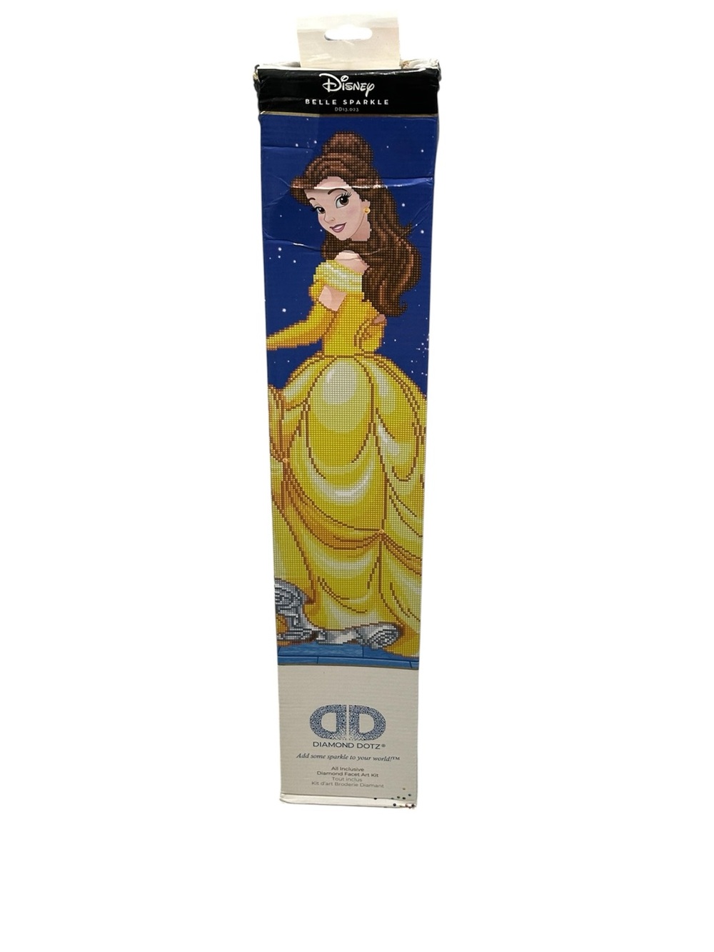 Disney Belle Sparkle Diamond Dotz Art Panel - Yellow Dress